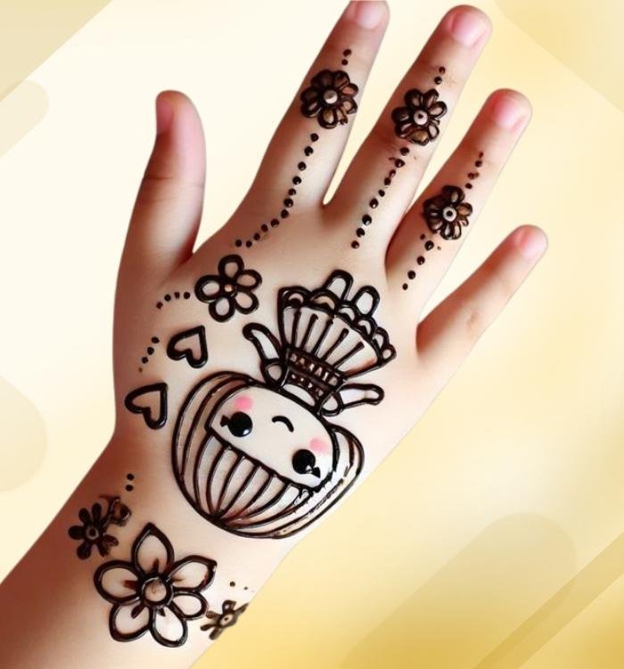 Kids Mehndi Design