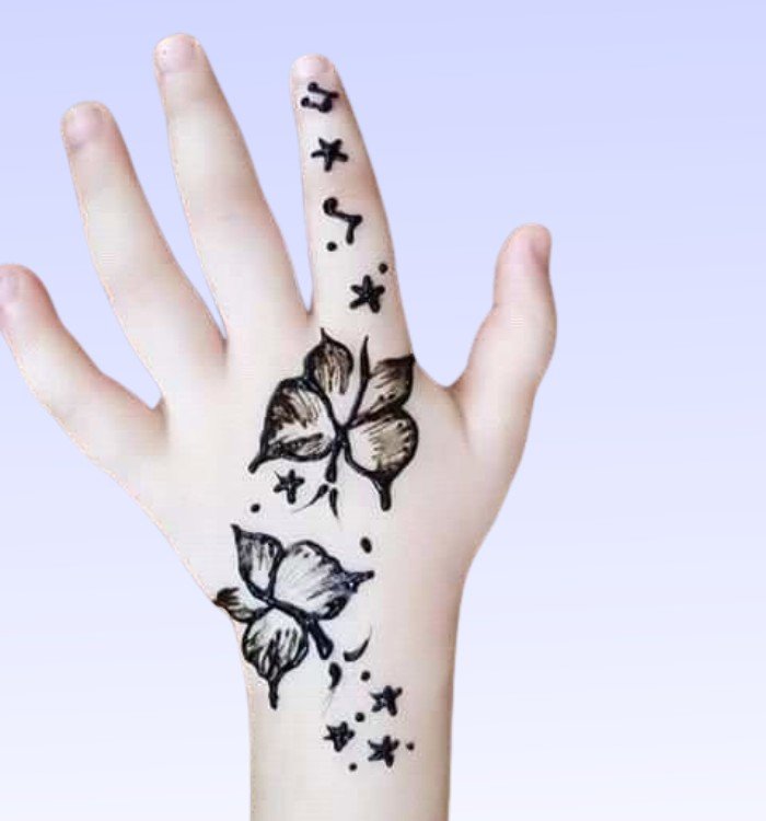 Kids Mehndi Design