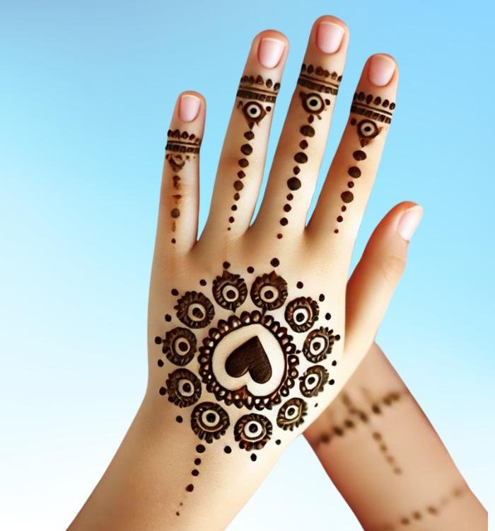 Kids Mehndi Design