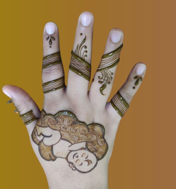 Kids Mehndi Design