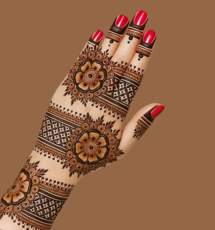 Rabeeca Khan Mehndi Design