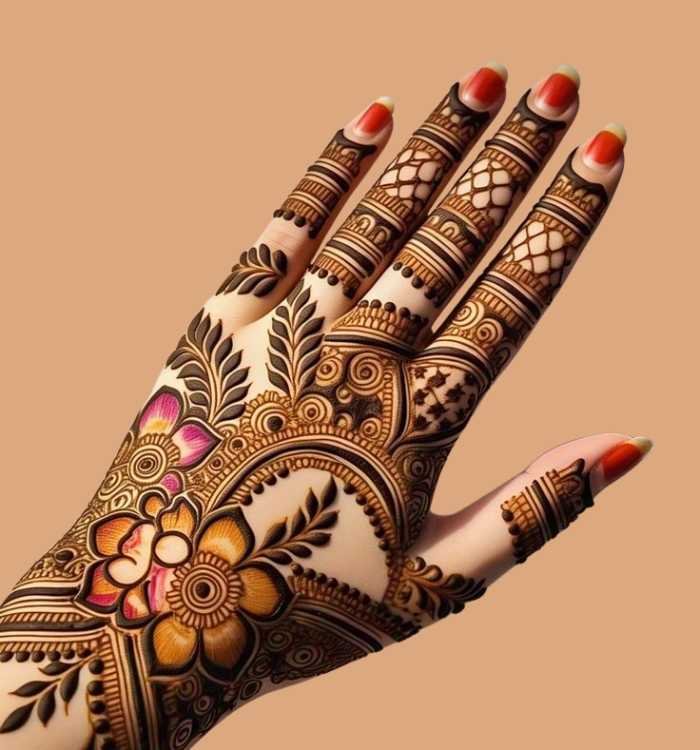 Rabeeca Khan Mehndi Design