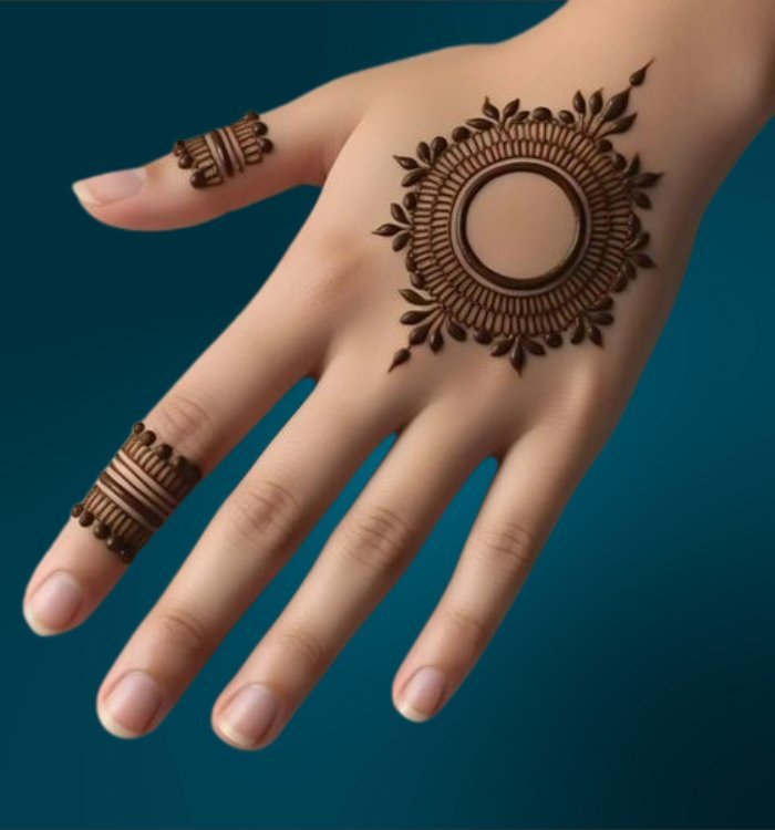 Tikki Mehndi Design