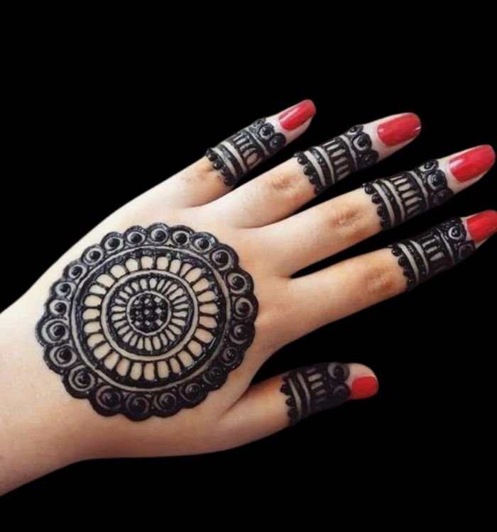Tikki Mehndi Design