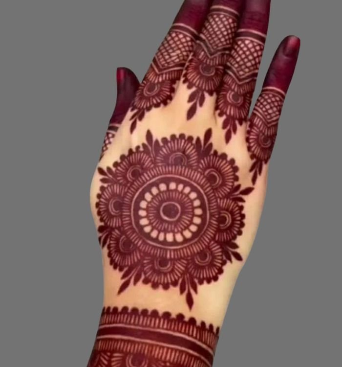 Tikki Mehndi Design