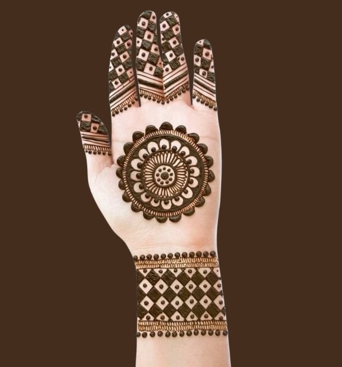 Tikki Mehndi Design