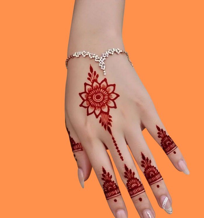 Tikki Mehndi Design