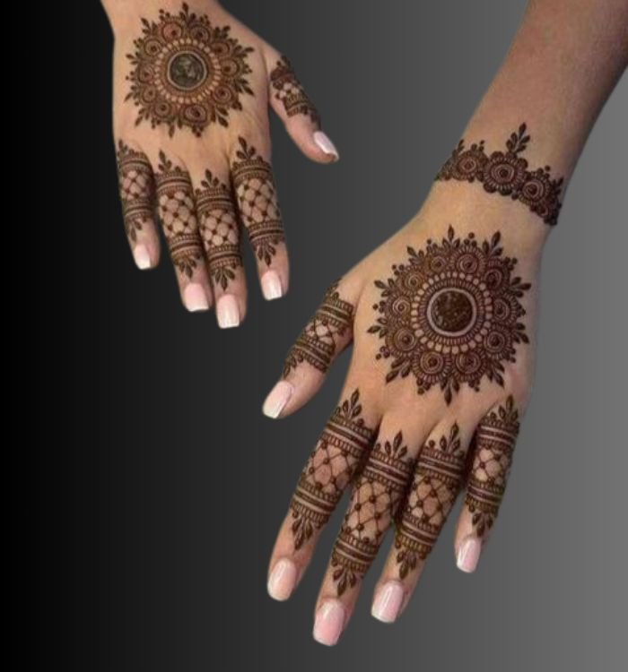 Tikki Mehndi Design