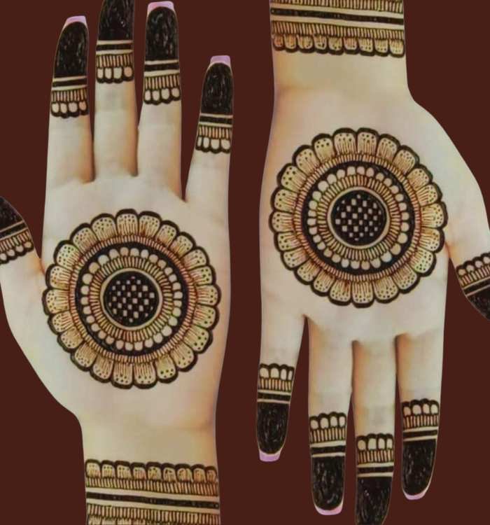Tikki Mehndi Design