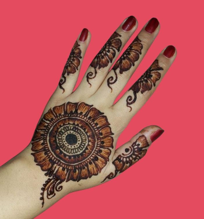 Tikki Mehndi Design