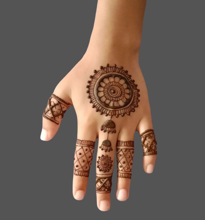 Tikki Mehndi Design