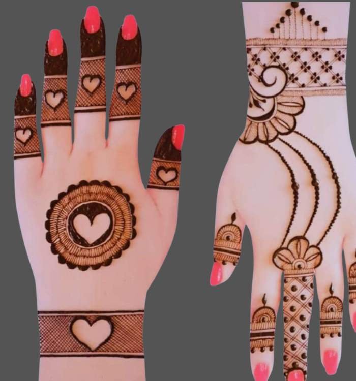 Tikki Mehndi Design