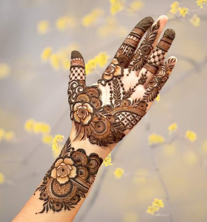 bridal mehndi design