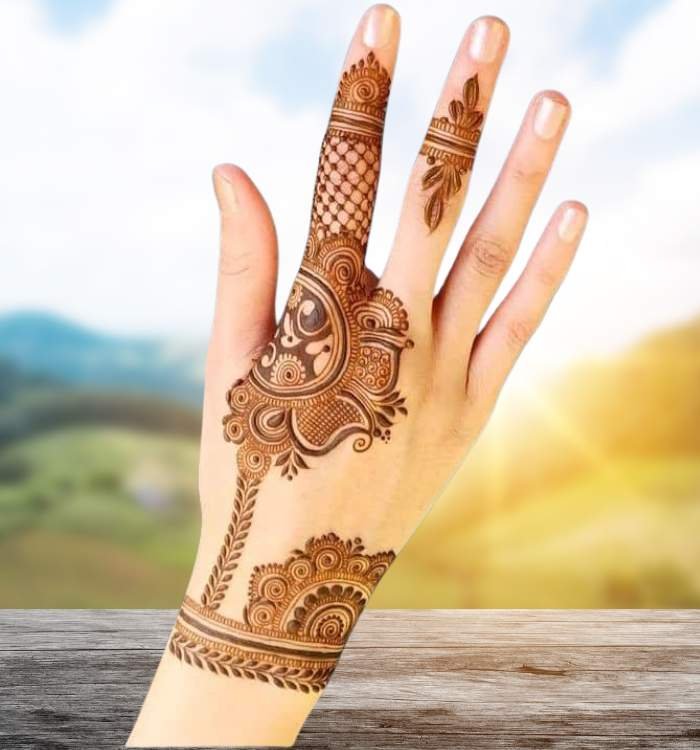 bridal mehndi design