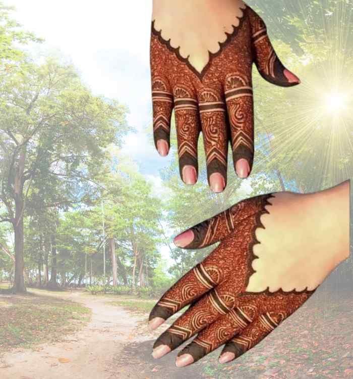 finger mehndi design