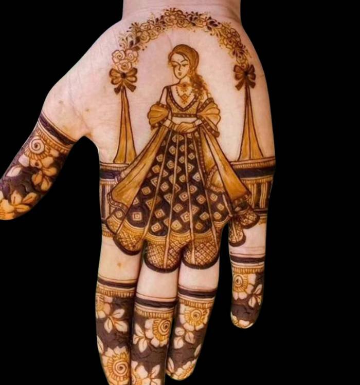 groom mehndi design