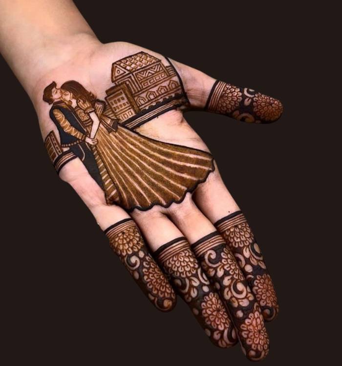 groom mehndi design