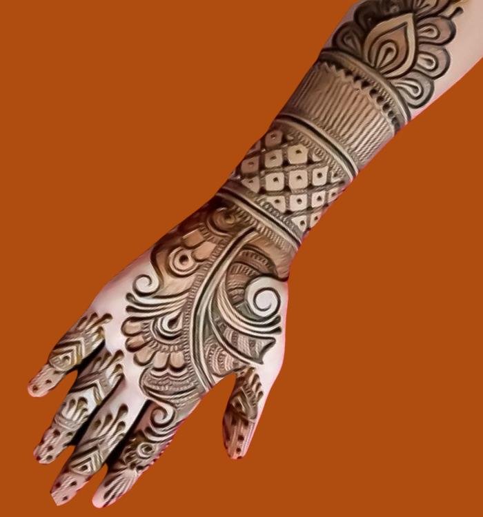 khafif mehndi design