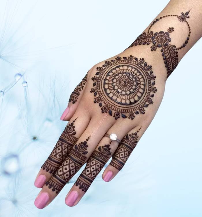 simple mehndi design