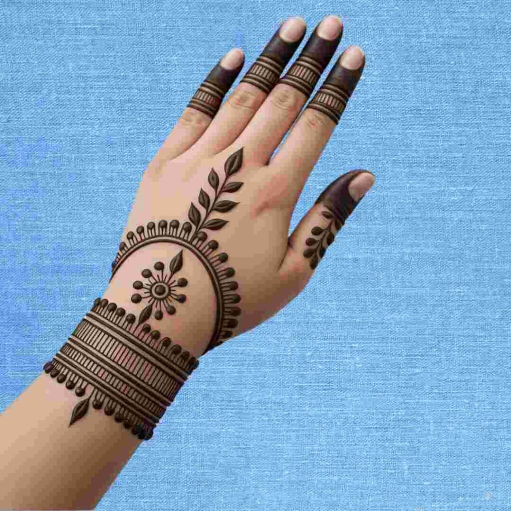 Aesthetic Mehndi Design Simple