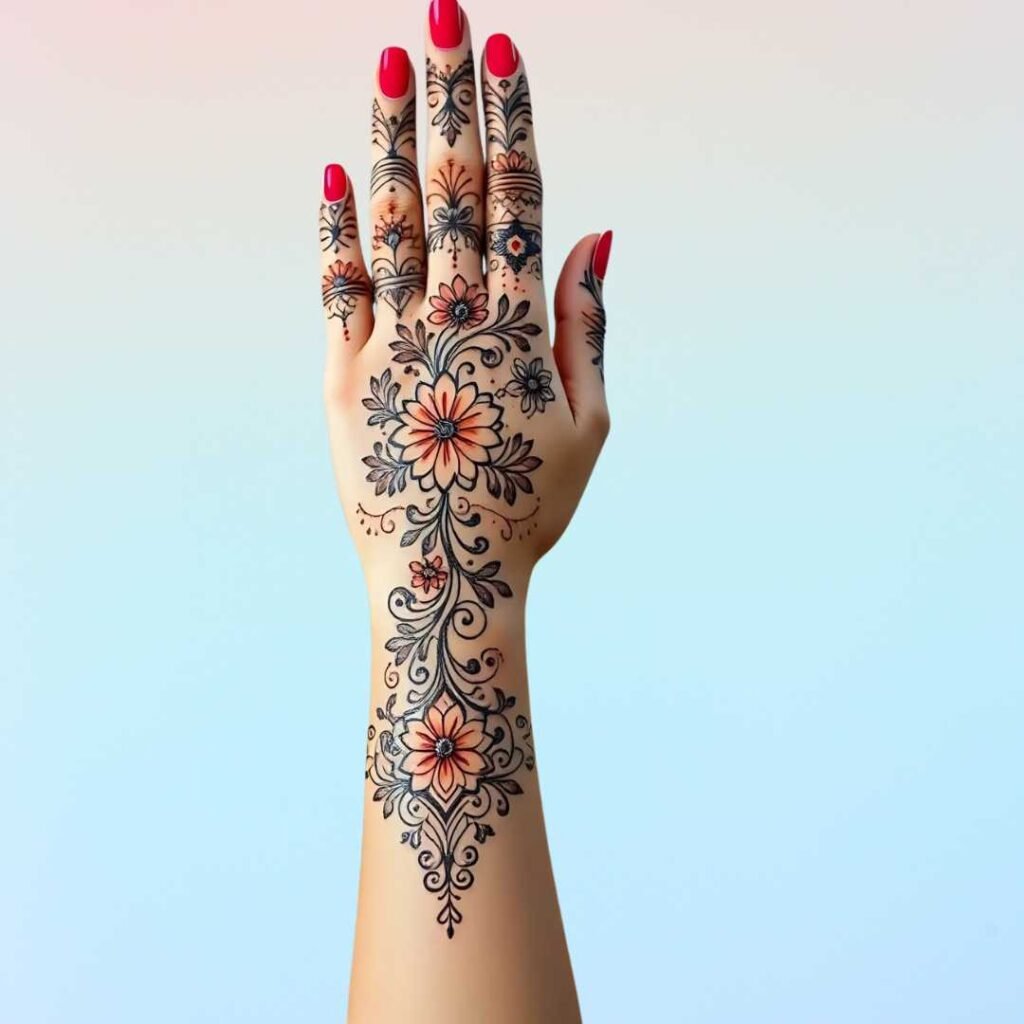 Aesthetic Mehndi Design