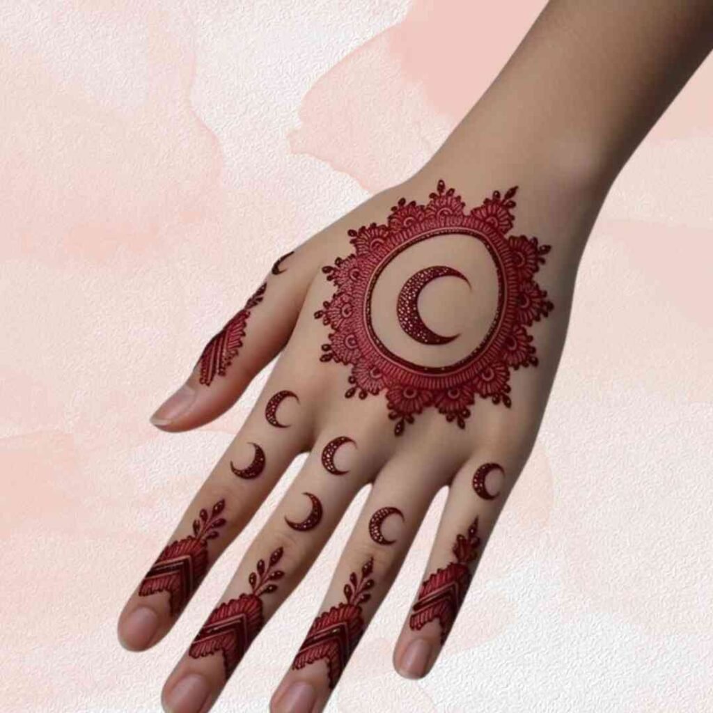 Easy Aesthetic Mehndi Design