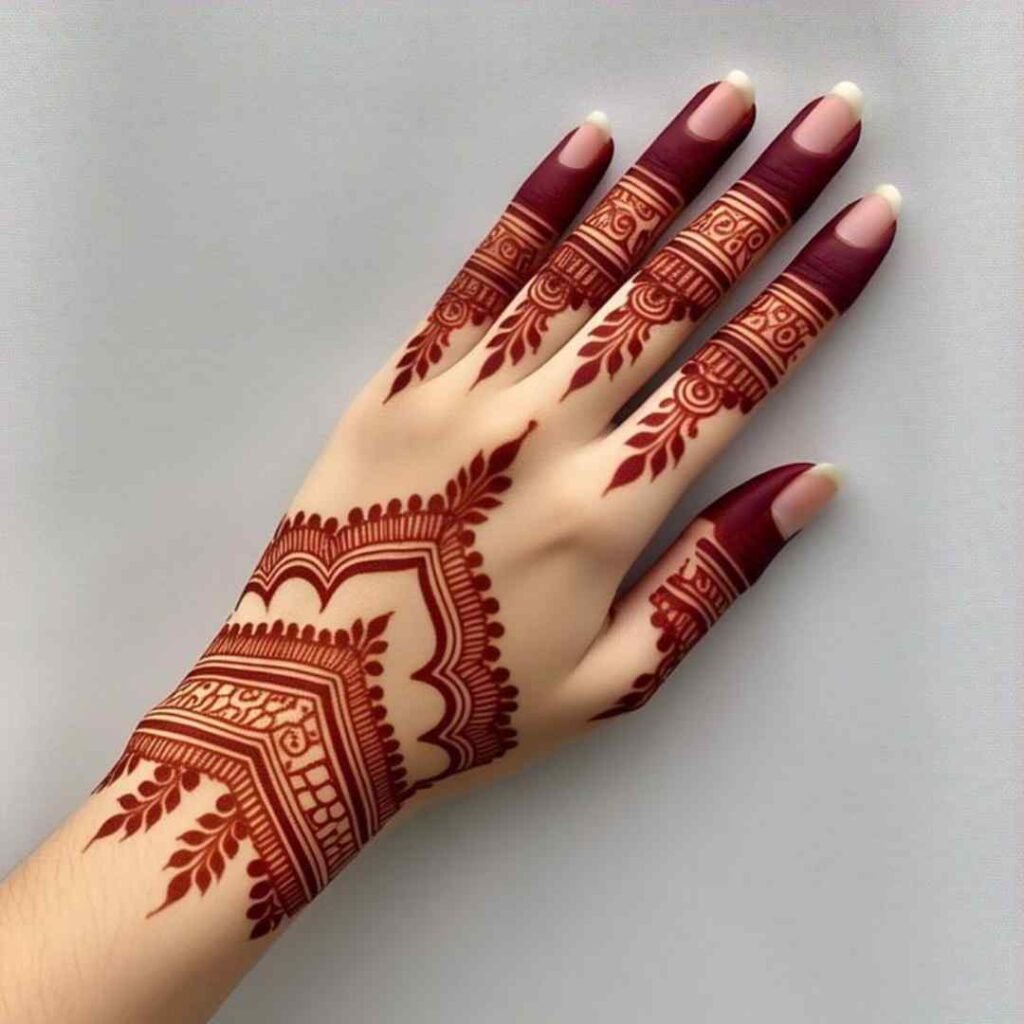 Easy Aesthetic Mehndi Design