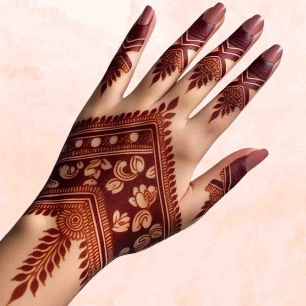 Easy Aesthetic Mehndi Design