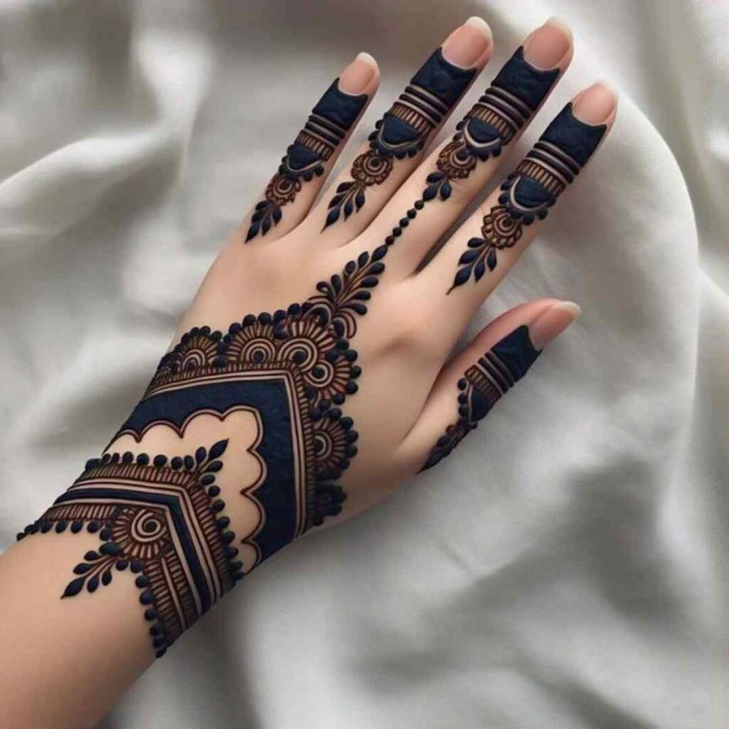 Easy Aesthetic Mehndi Design