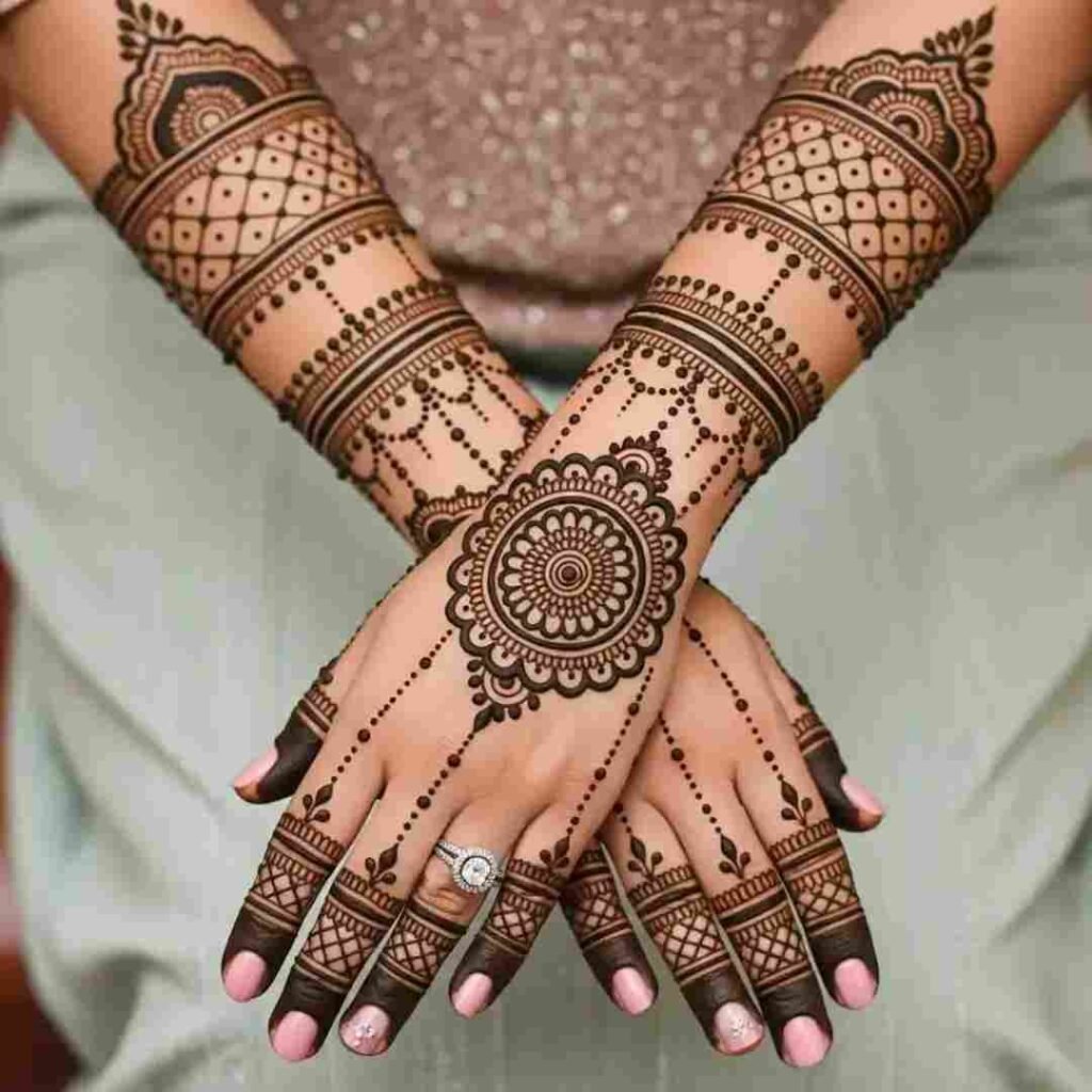 Easy Aesthetic Mehndi Design