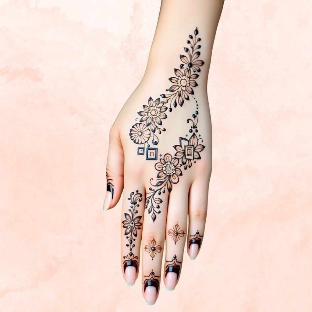Aesthetic Mehndi Design