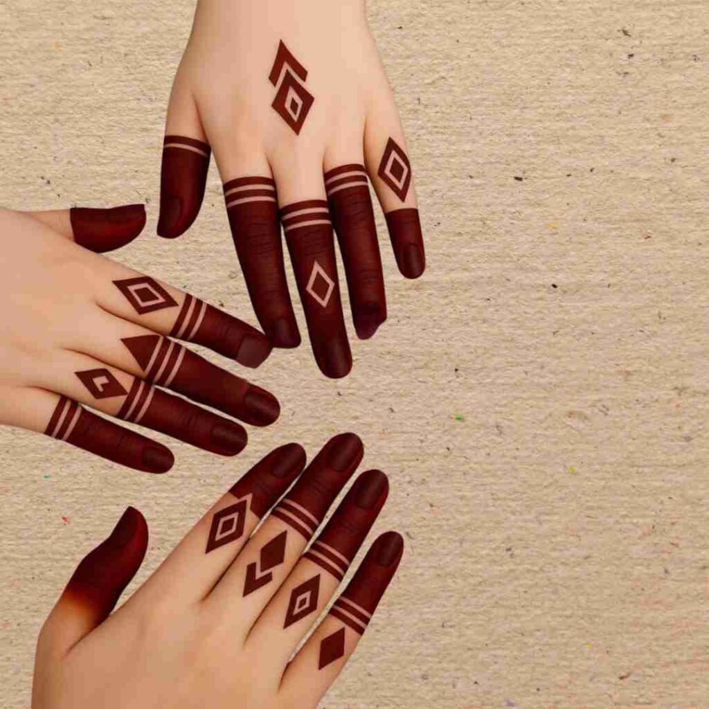 Aesthetic Mehndi design Back Hand