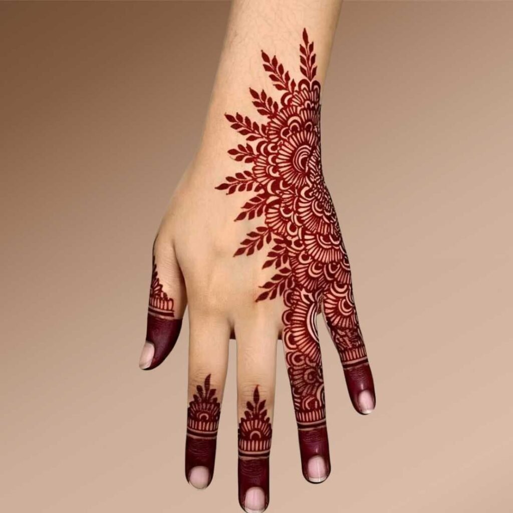 Aesthetic Mehndi Design