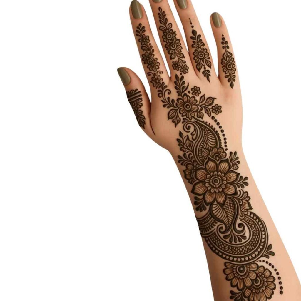 Easy Arabic Mehndi Design