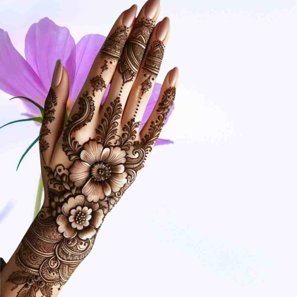 Easy Arabic Mehndi Design