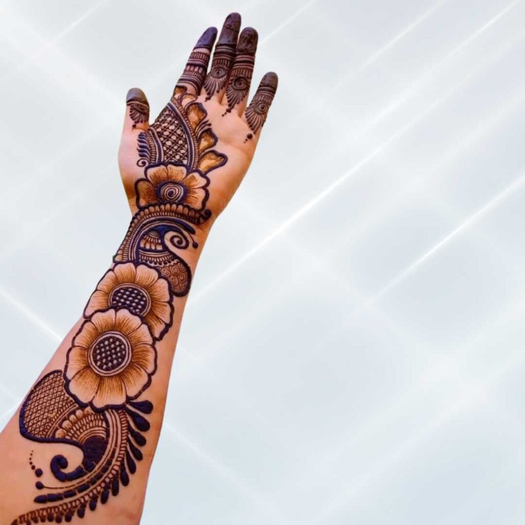 Easy Arabic Mehndi Design