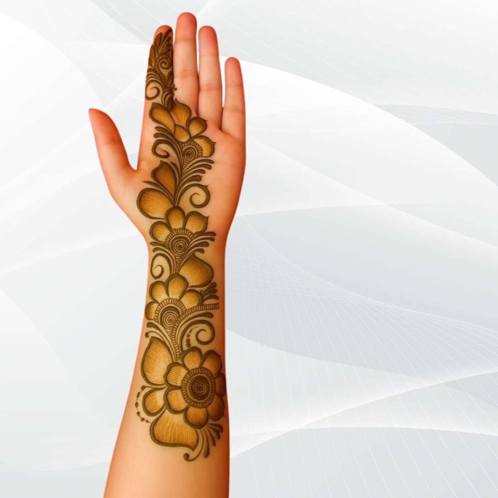 Easy Arabic Mehndi Design