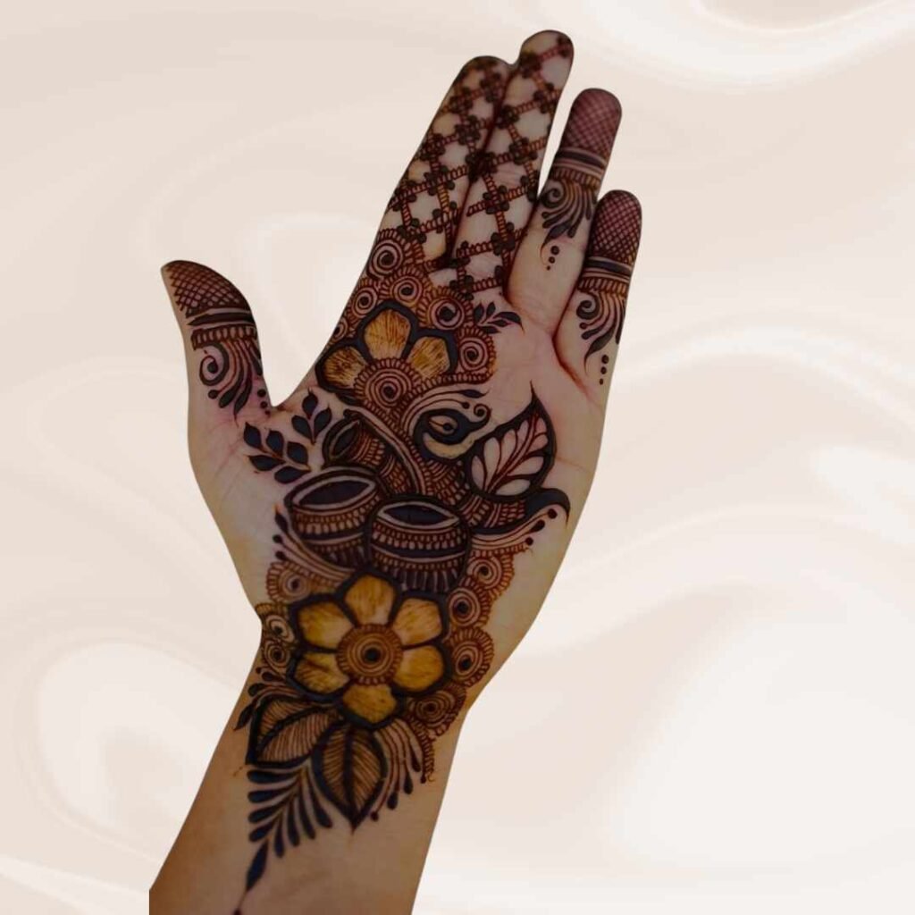  Simple Arabic Mehndi Design