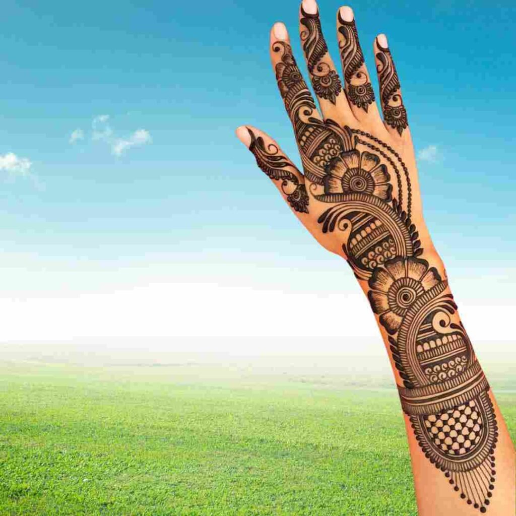  Simple Arabic Mehndi Design