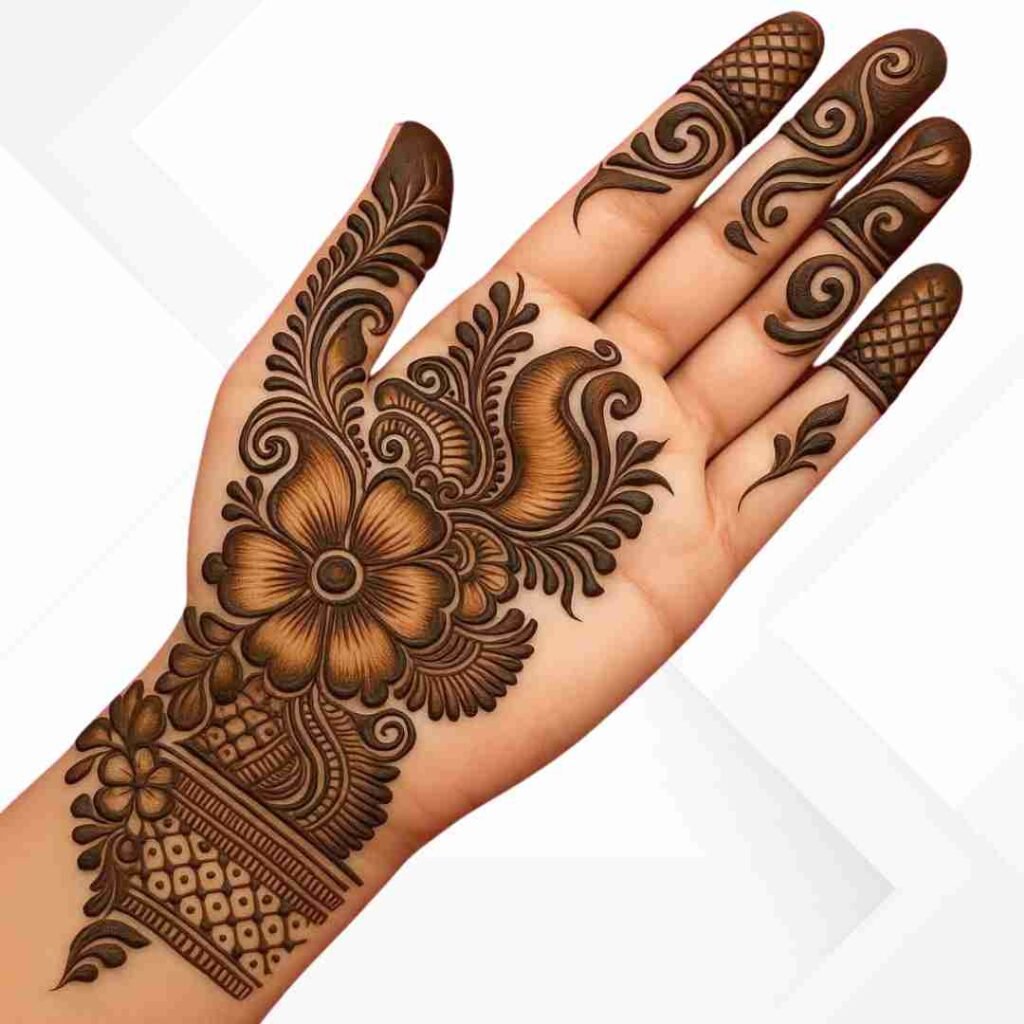  Simple Arabic Mehndi Design
