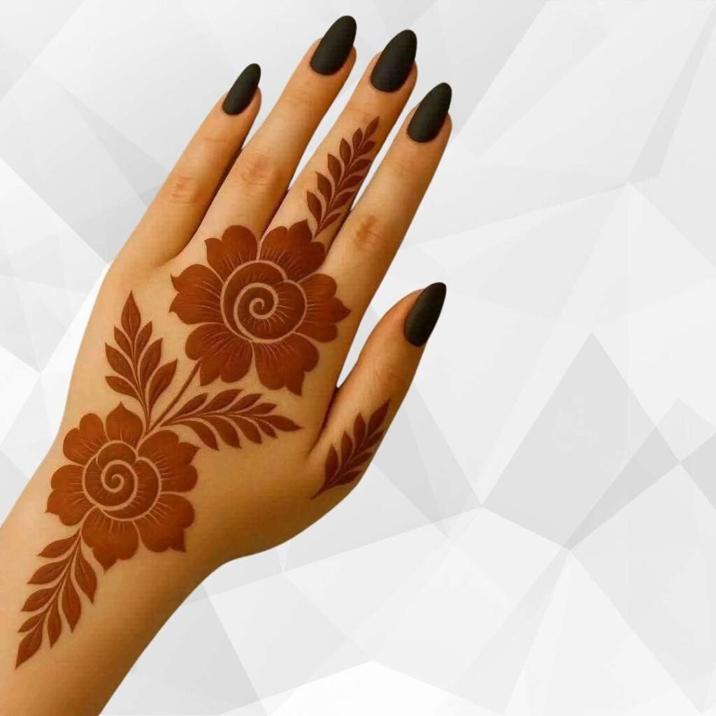  Simple Arabic Mehndi Design