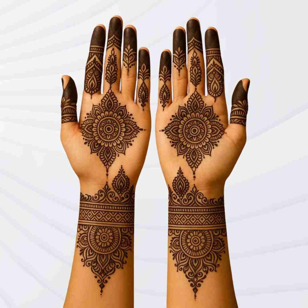 Arabic Mehndi Design Back Hand