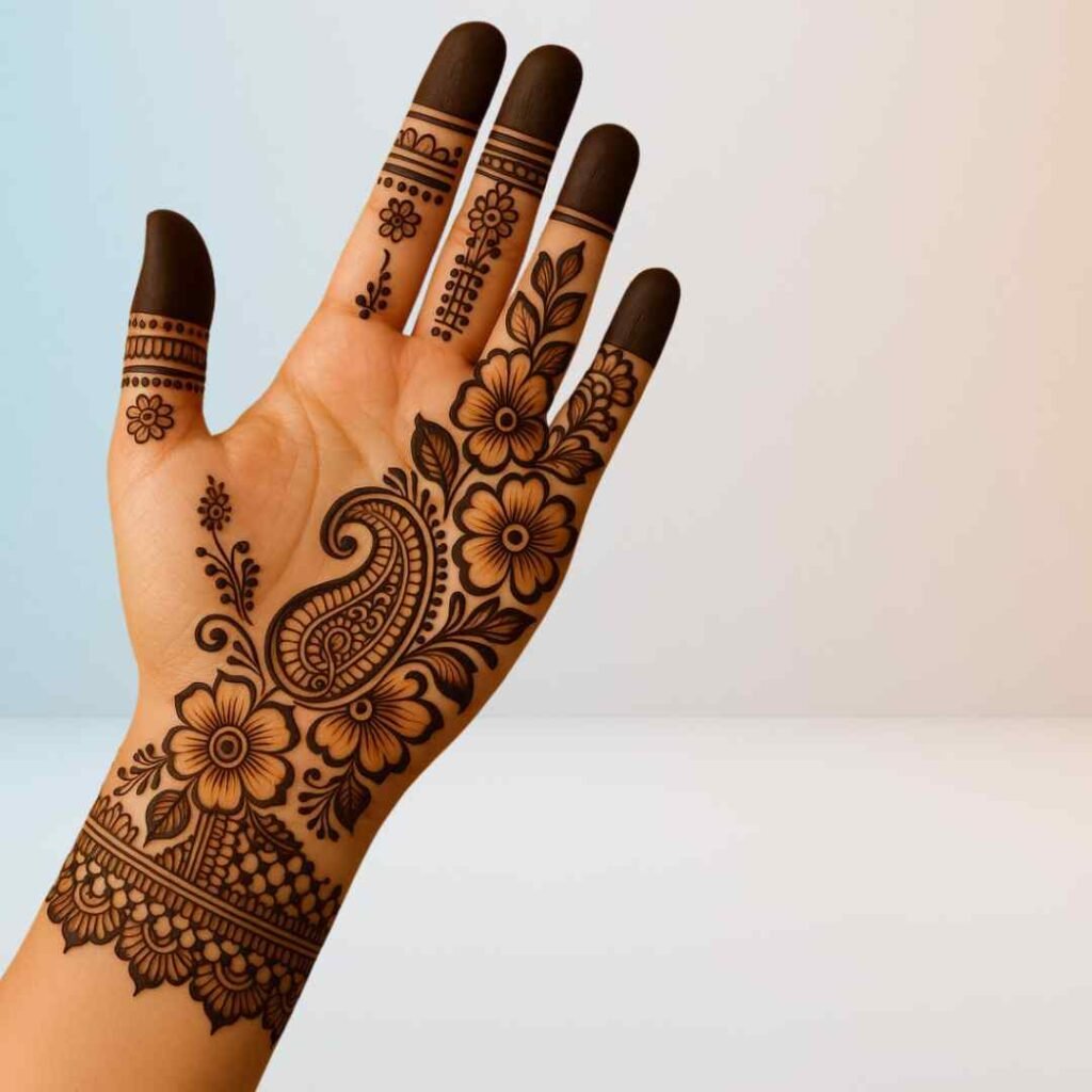 Arabic Mehndi Design Back Hand