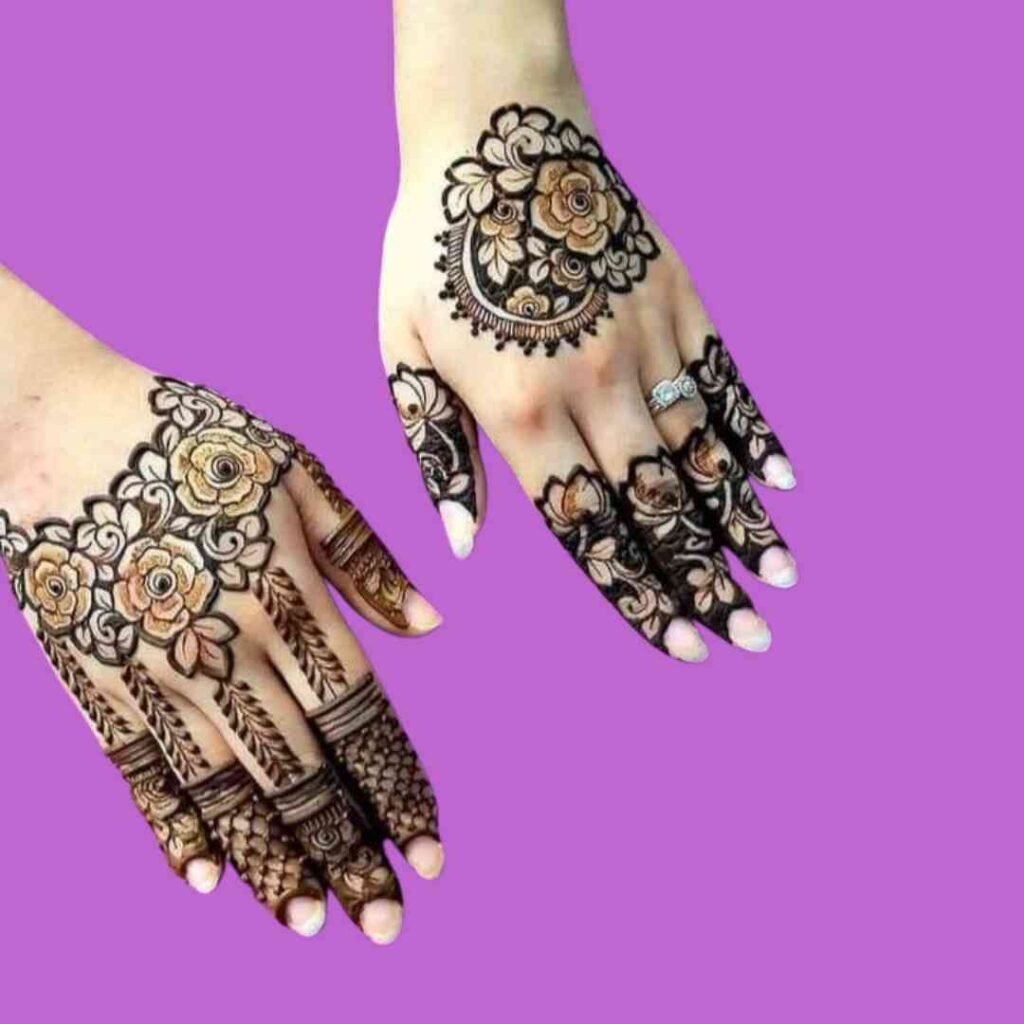 Cute Baby Mehndi Design