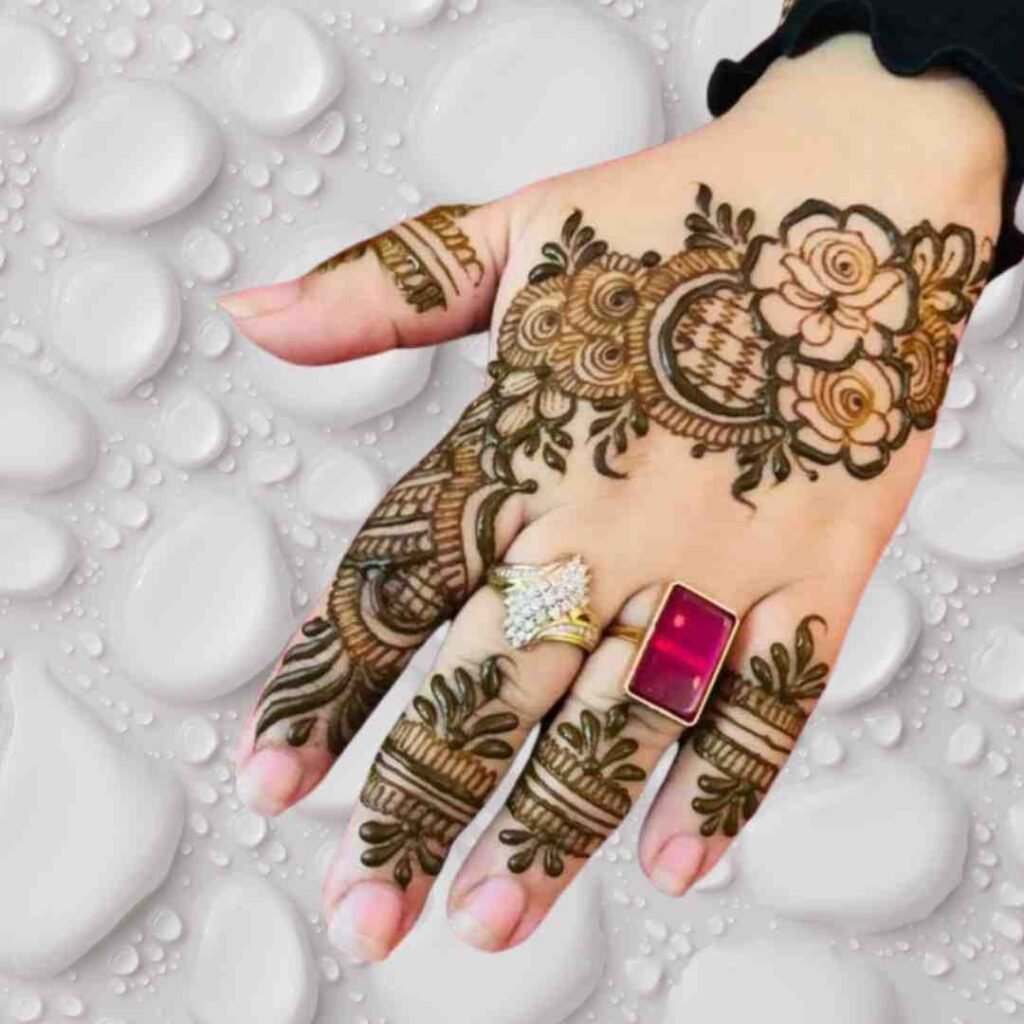 Cute Baby Mehndi Design