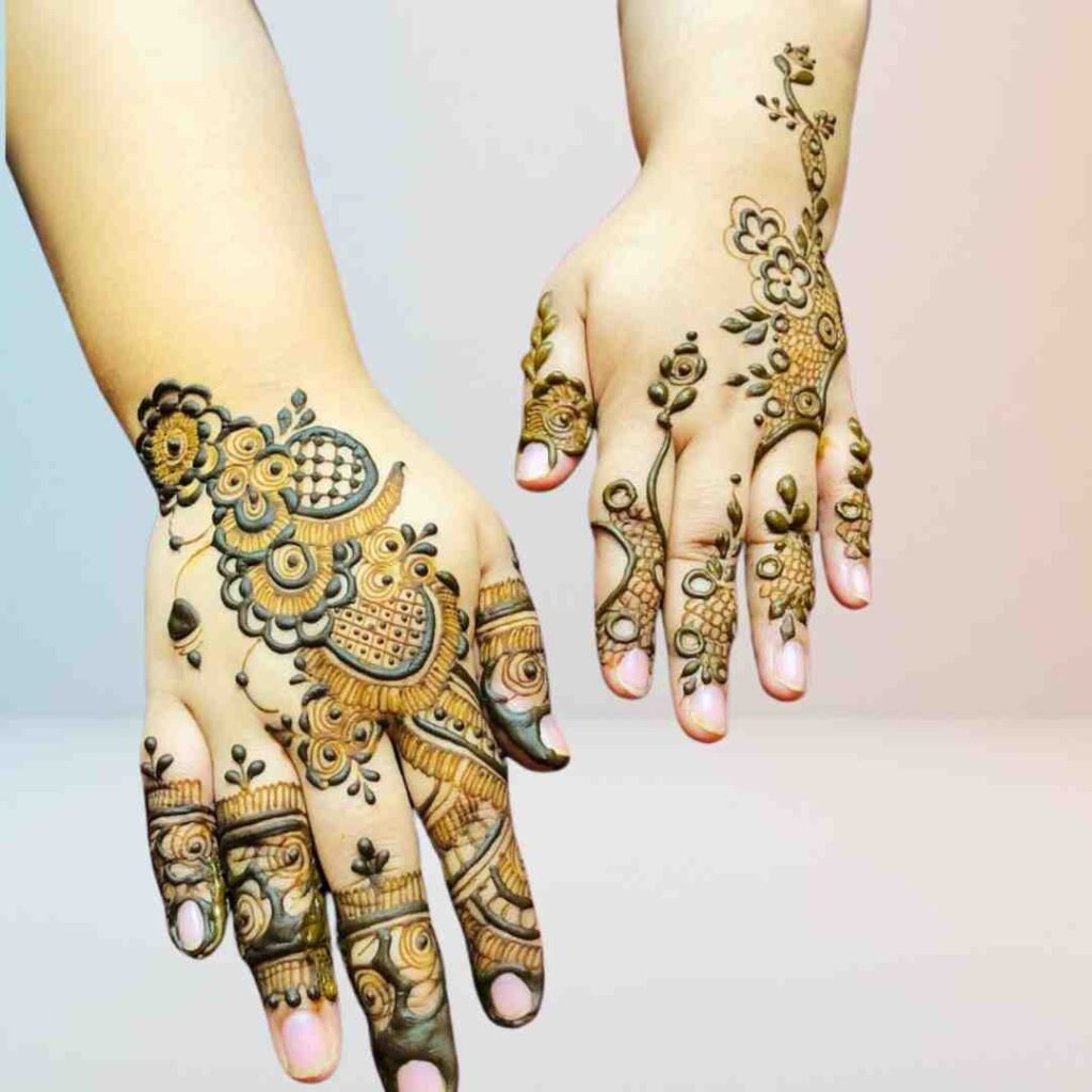 Cute Baby Mehndi Design
