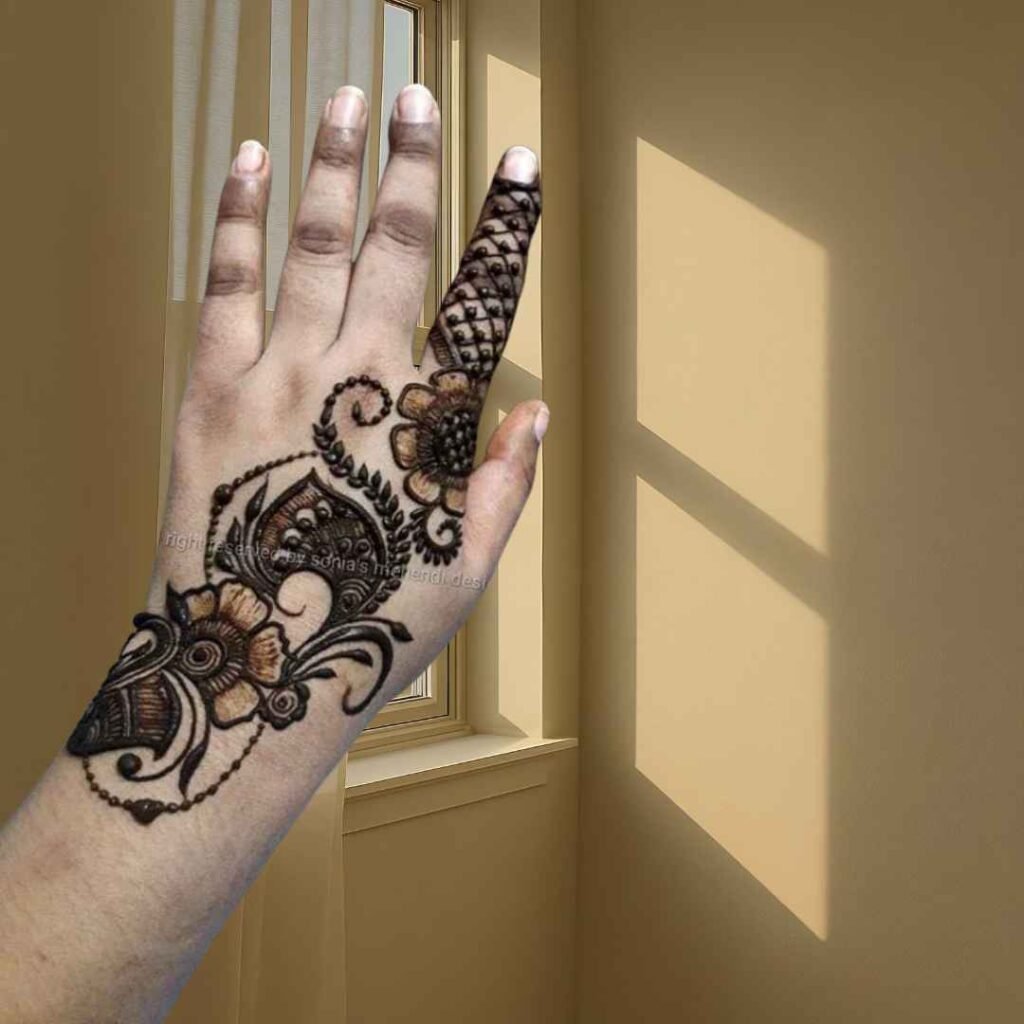 Simple Baby Mehndi Design