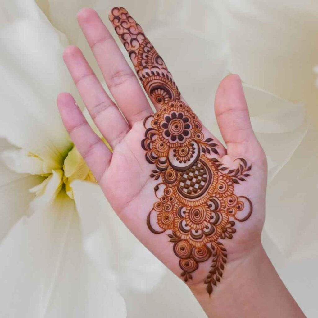 Simple Baby Mehndi Design