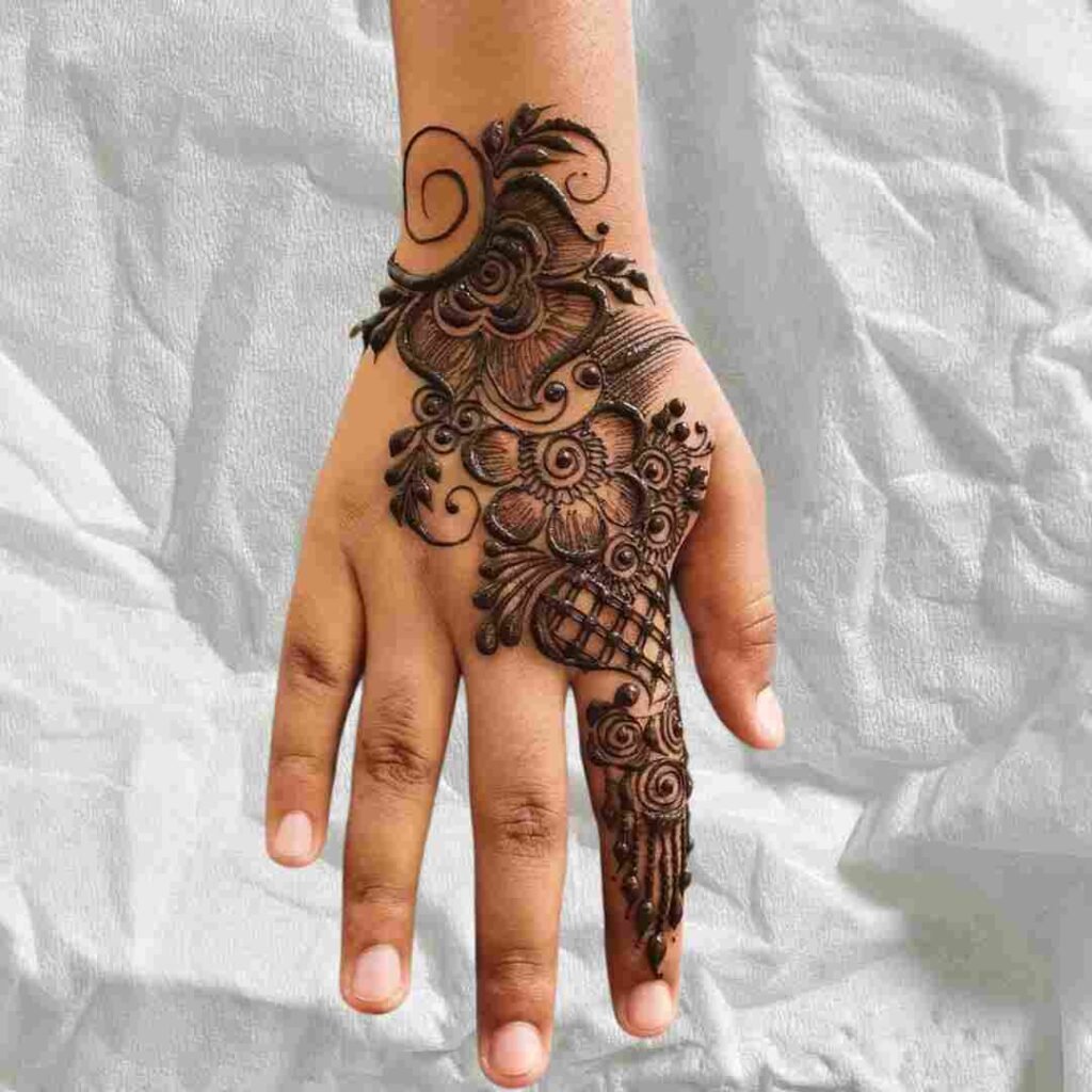 Simple Baby Mehndi Design