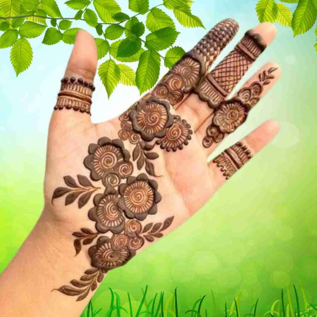 Simple Baby Mehndi Design